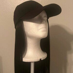 Human Hair Hat Hair Extensions Beauty Piece Hair Loss Chemo Hat Hairs